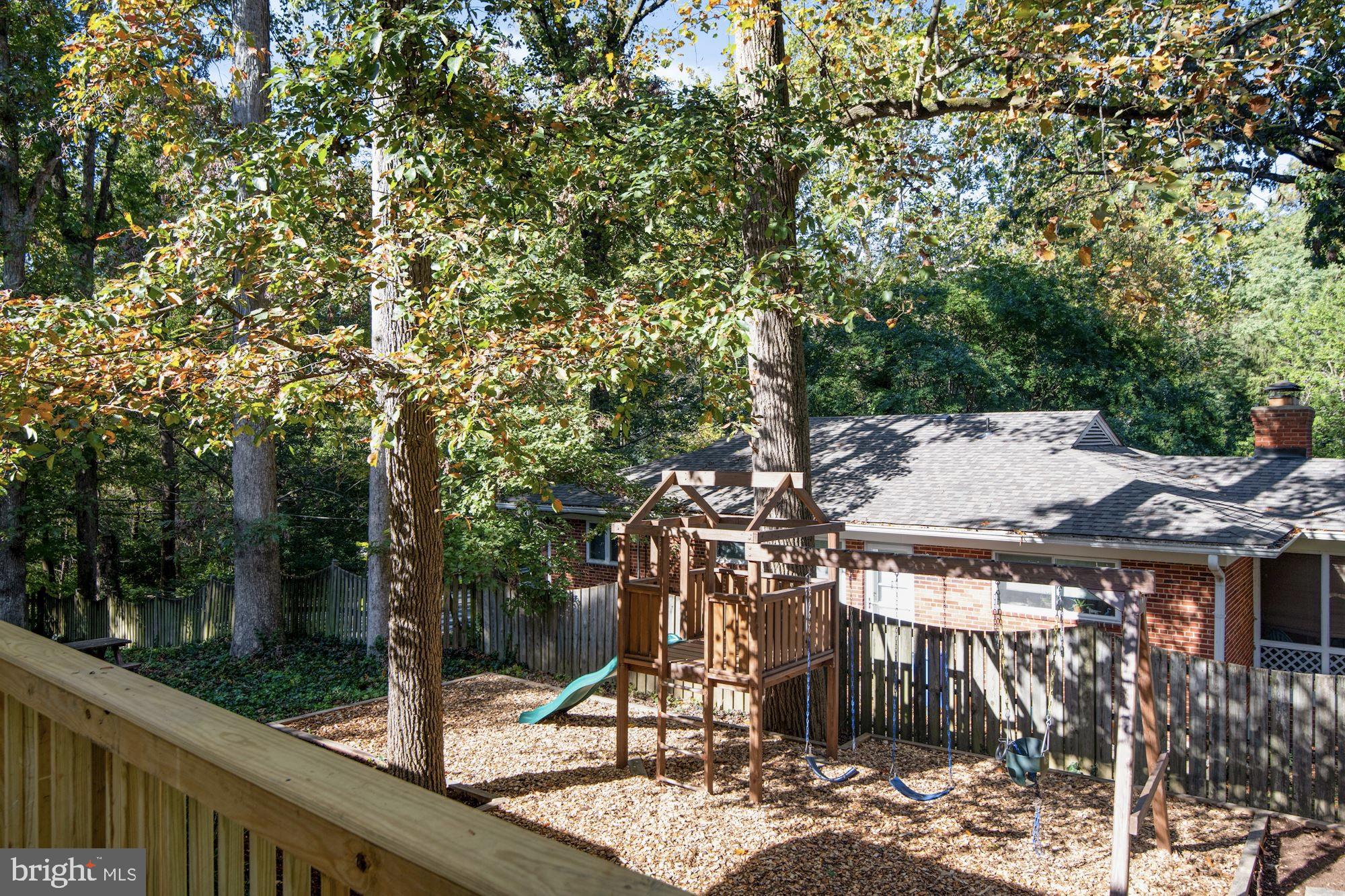 9200 Harvey Road Silver Spring, MD 20910 - Photo 27 of 28 Rear Yard / Play Area