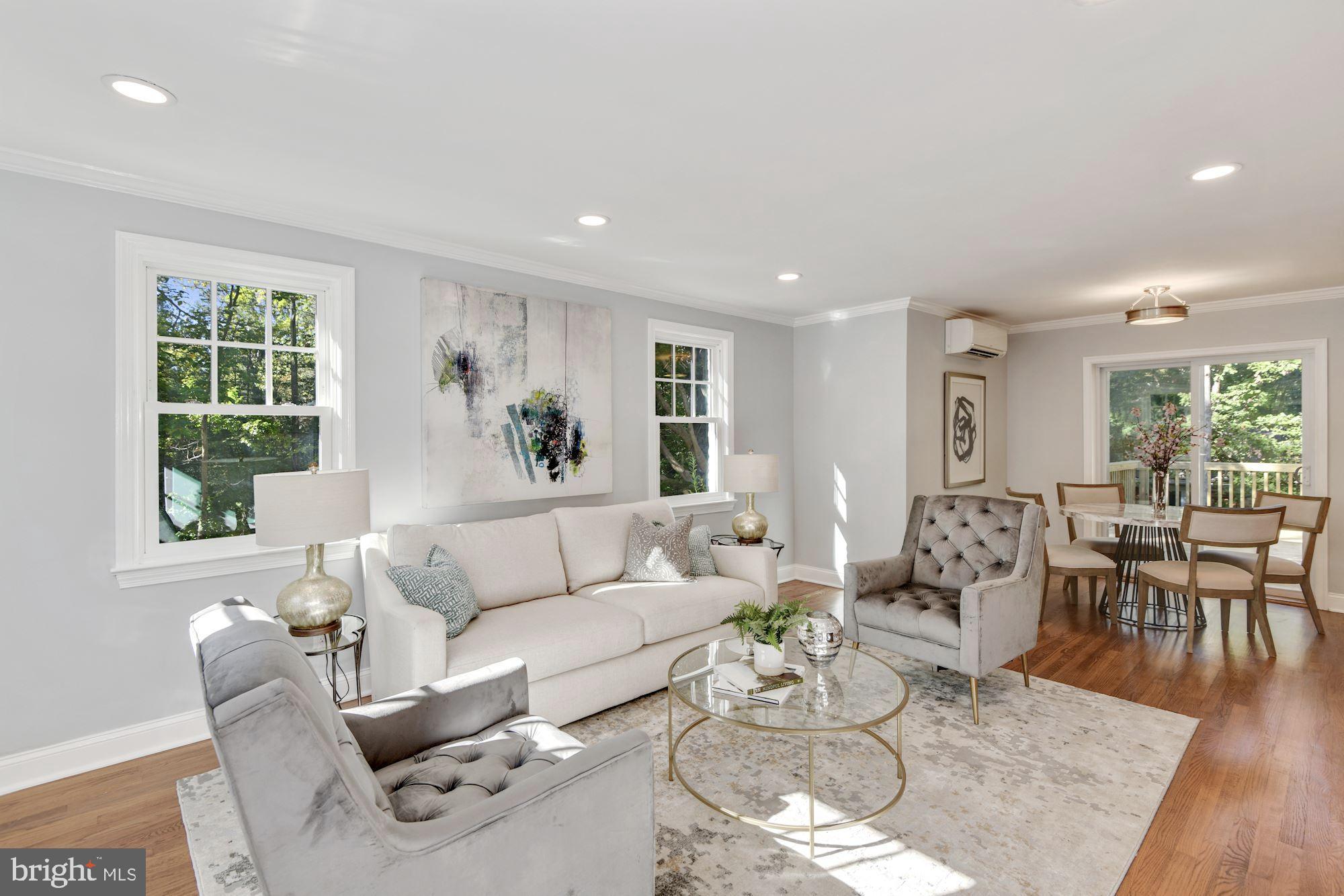 9200 Harvey Road Silver Spring, MD 20910 - Photo 5 of 28 Light-filled living room