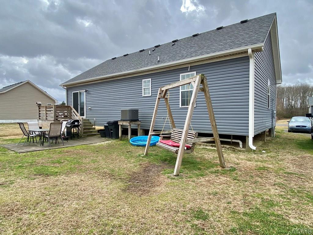 1018 Scott Road Elizabeth City, NC 27909 - Photo 21 of 24 rear view w/deck and patio