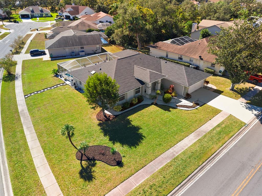 10464 Henderson Street Spring Hill, FL 34608 - Photo 55 of 62 an aerial view of a house with outdoor space