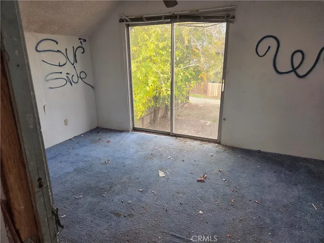 a view of an front door