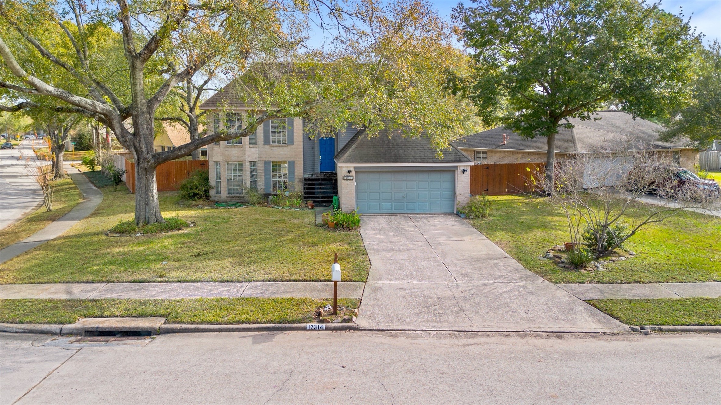 17314 Edenbridge Court Spring, TX 77379 - Photo 7 of 33 a view of backyard with swimming pool