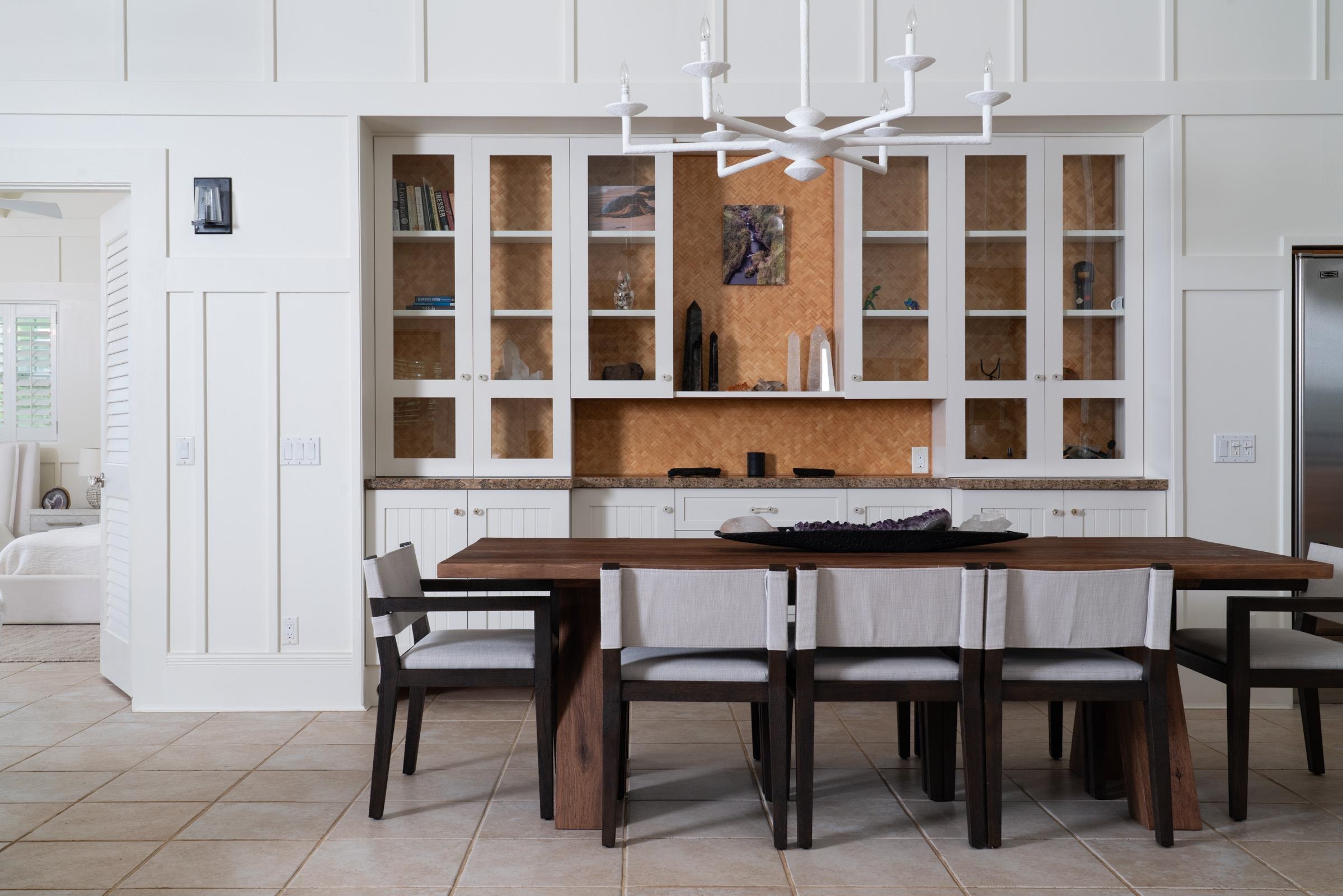 51 Kapohue Road Hana, HI 96713 - Photo 23 of 50 a dining room with a table and chairs