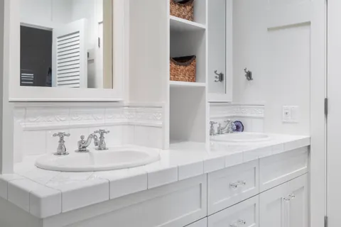 a backyard of a house