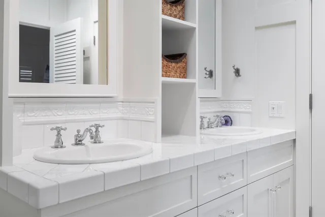 a backyard of a house