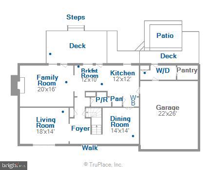 3307 Miller Heights Road Oakton, VA 22124 - Photo 54 of 56 Main Level Floorplan