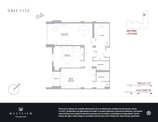 $965,000 | 625 Main Street, Unit 135 | Roosevelt Island