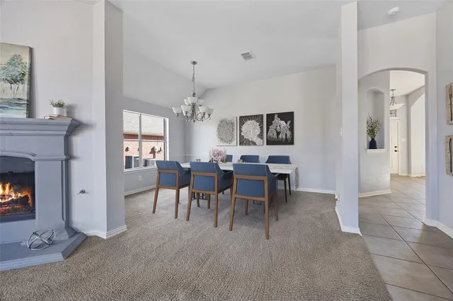 a view of a livingroom with a fireplace