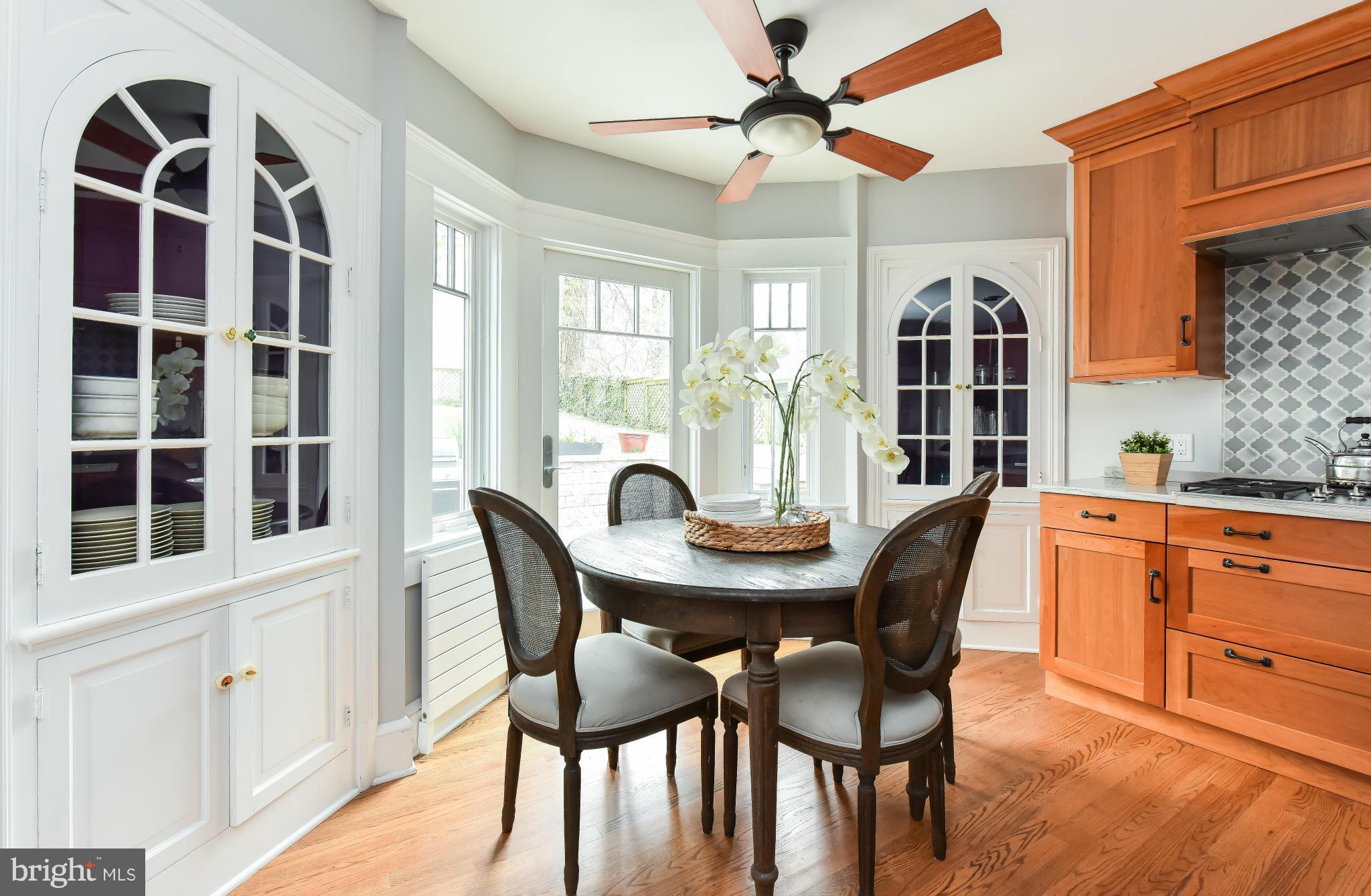 5517 Broad Branch Road Northwest Washington, DC 20015 - Photo 11 of 25 a view of a dining room with furniture and window