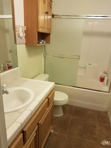 an empty room with closet