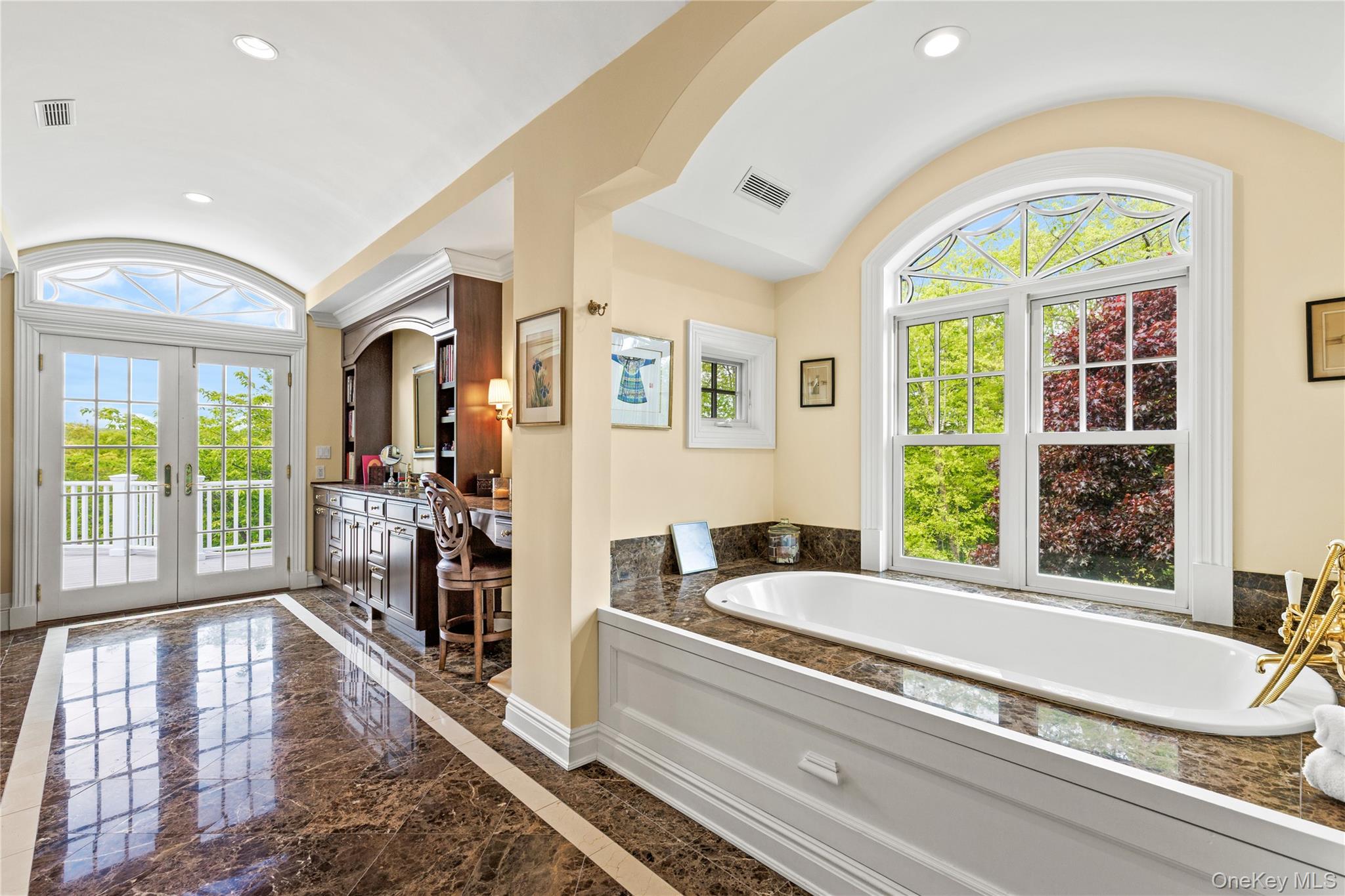 63 Old Mill River Road Pound Ridge, NY 10576 - Photo 29 of 47 a living room with furniture and a large window