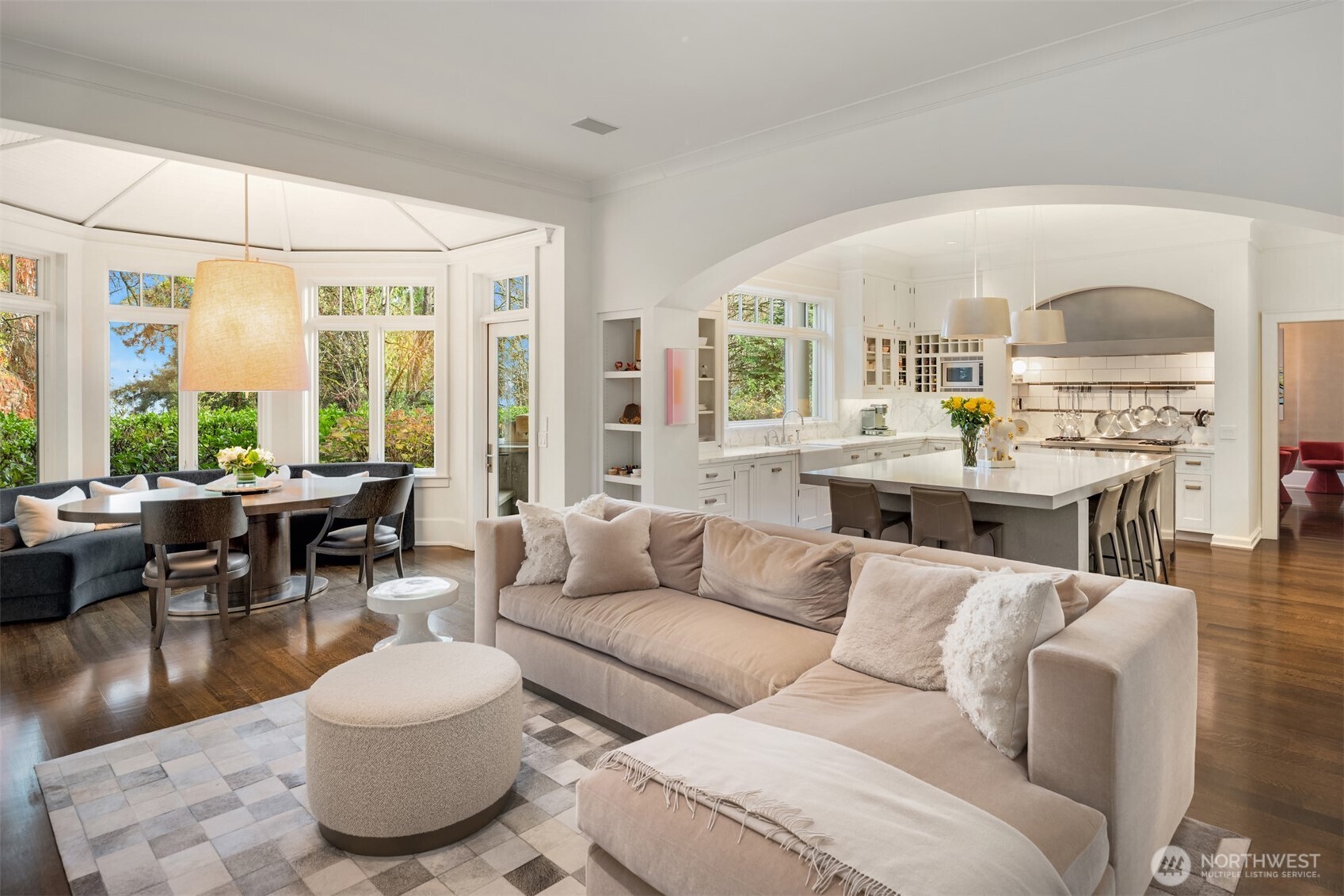 3814 East John Street Seattle, WA 98112 - Photo 12 of 26 a living room with furniture and a large window