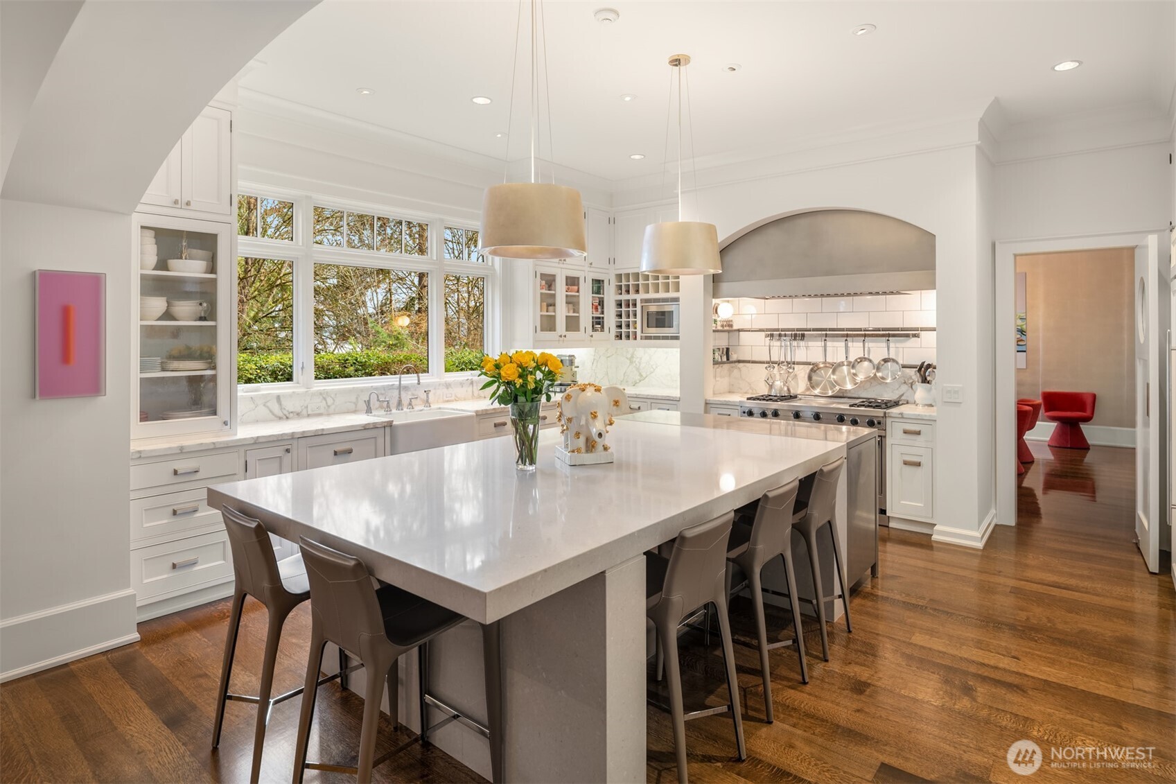 3814 East John Street Seattle, WA 98112 - Photo 9 of 26 a view of a dining room with furniture window and outside view