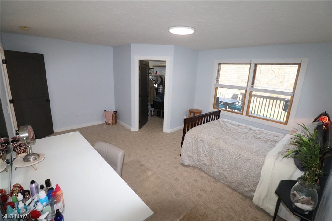 10582 Irvin Road Creston, OH 44217 - Photo 31 of 47 Carpeted bedroom featuring a spacious closet