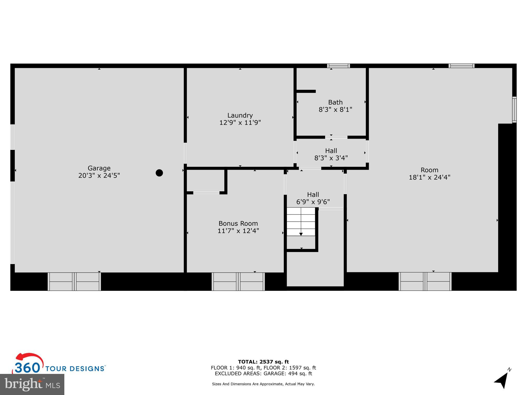 2540 Monument Road Myersville, MD 21773 - Photo 68 of 68 Lower level floor plan