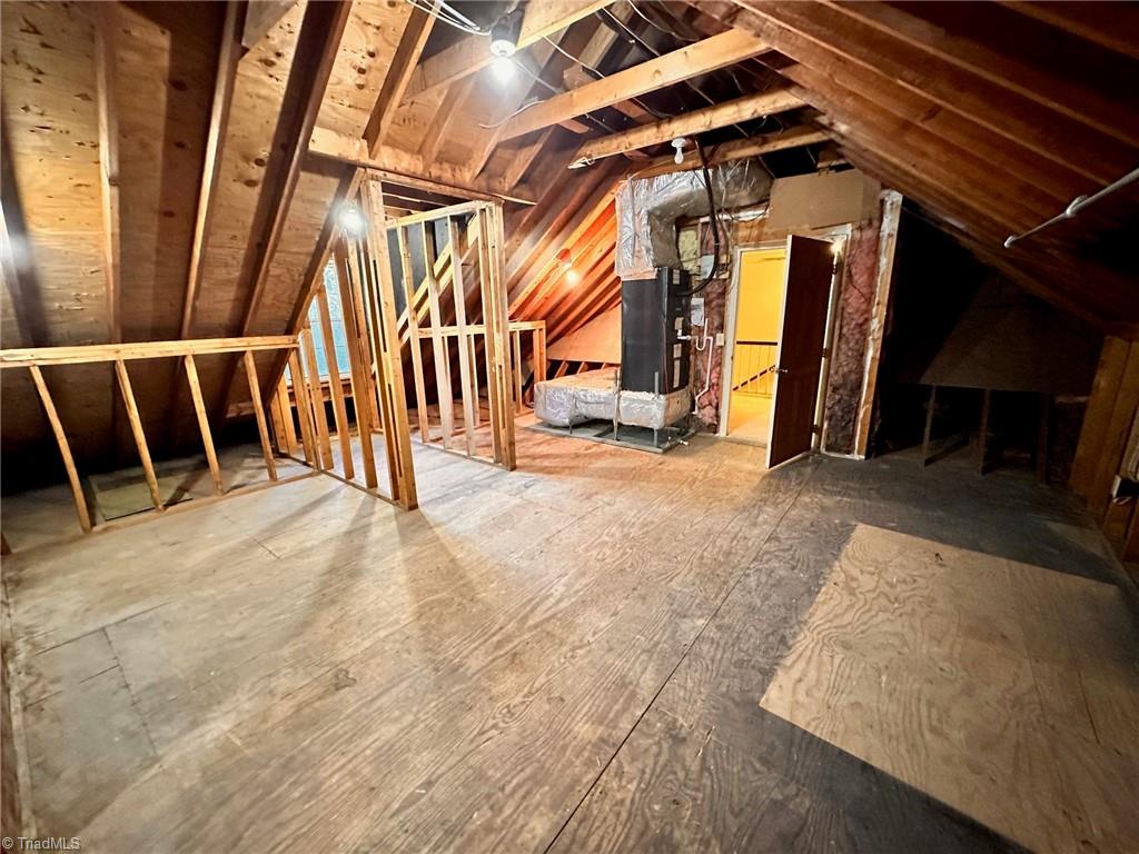 3415 Old Onslow Road Greensboro, NC 27407 - Photo 33 of 45 Another view of unfinished area in attic which is at same level as 2nd level