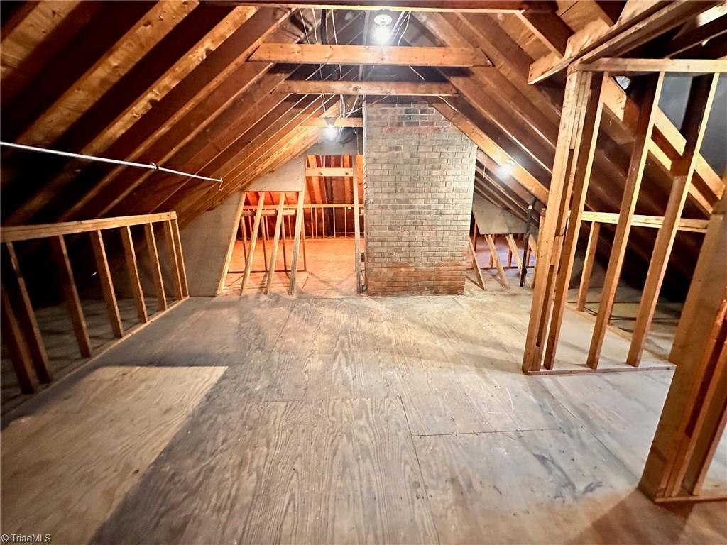 3415 Old Onslow Road Greensboro, NC 27407 - Photo 34 of 45 Massive unfinished attic area on 2nd level - above gagage