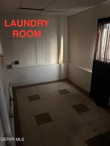 a close view of utility room