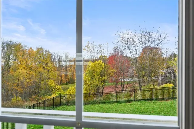 a view of a city from a building