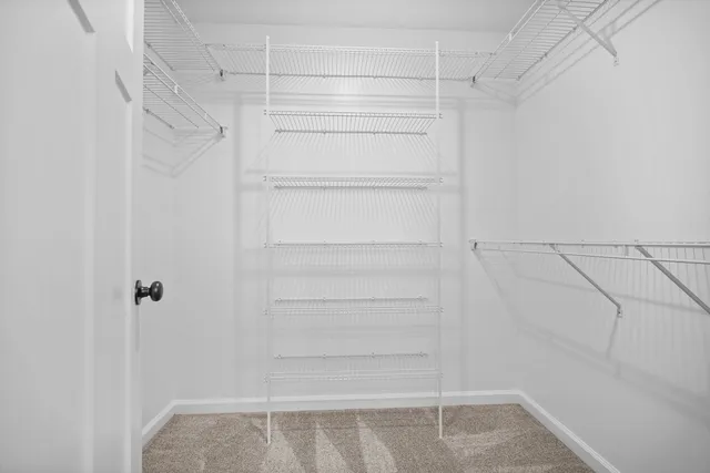 a view of walk in closet