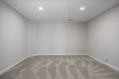 a view of an empty room