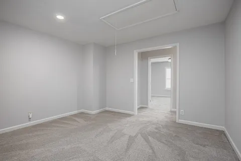 a view of an empty room