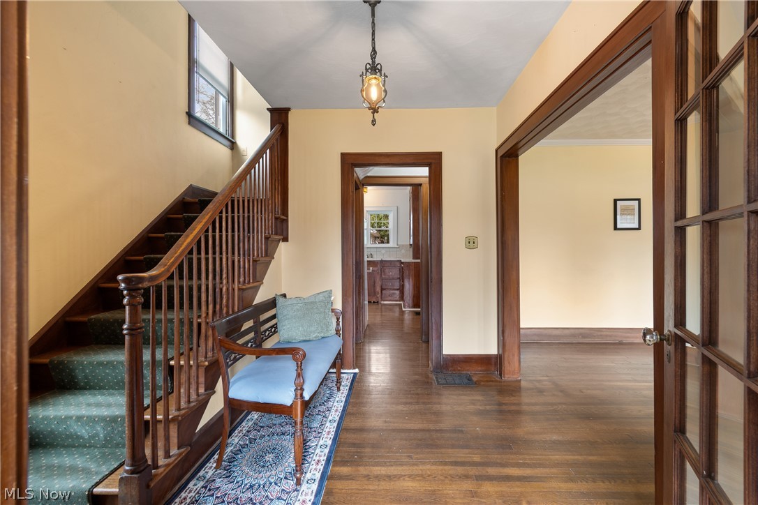 2214 Cleveland Road Wooster, OH 44691 - Photo 3 of 38 The impressive, welcoming Foyer - Do note all of the original woodwork throughout the home.