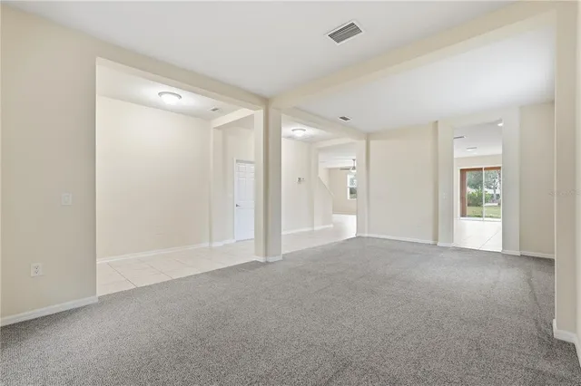 a view of empty room