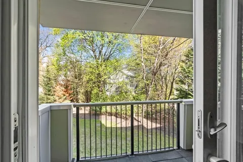 a view of a balcony