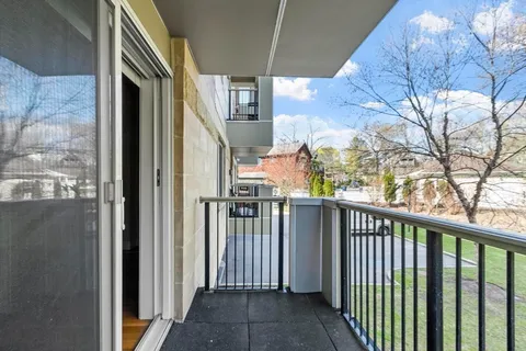 a view of a balcony
