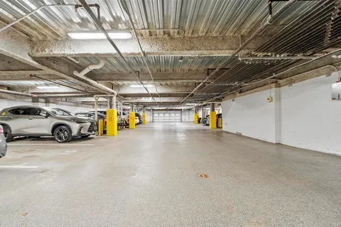 a view of a car parking garage