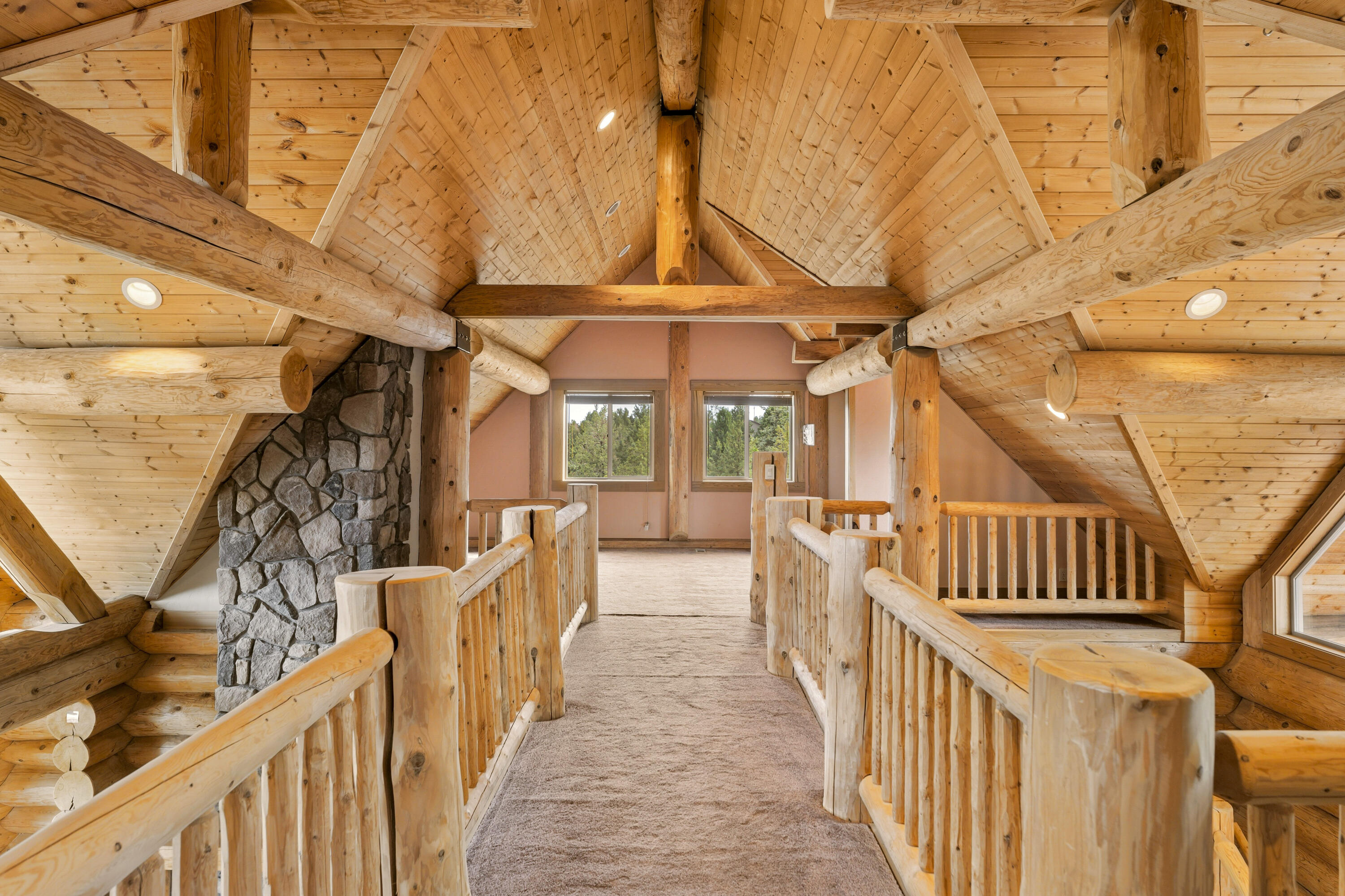 10739 Southwest Shad Road Terrebonne, OR 97760 - Photo 53 of 55 a view of a porch with wooden floor and iron fence