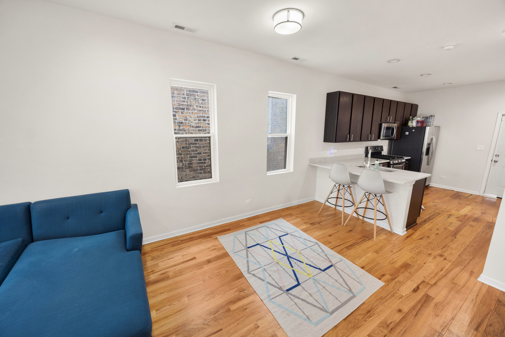 6418 South Rhodes Avenue Chicago, IL 60637 - Photo 7 of 19 a living room with furniture rug and window