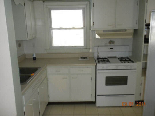 359 Phyllis Avenue Rochelle, IL 61068 - Photo 3 of 11 a kitchen with granite countertop white cabinets and white appliances
