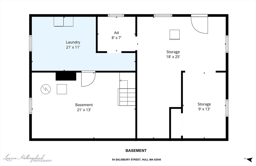 54 Salisbury Street Hull, MA 02045 - Photo 38 of 38 a picture of a floor plan