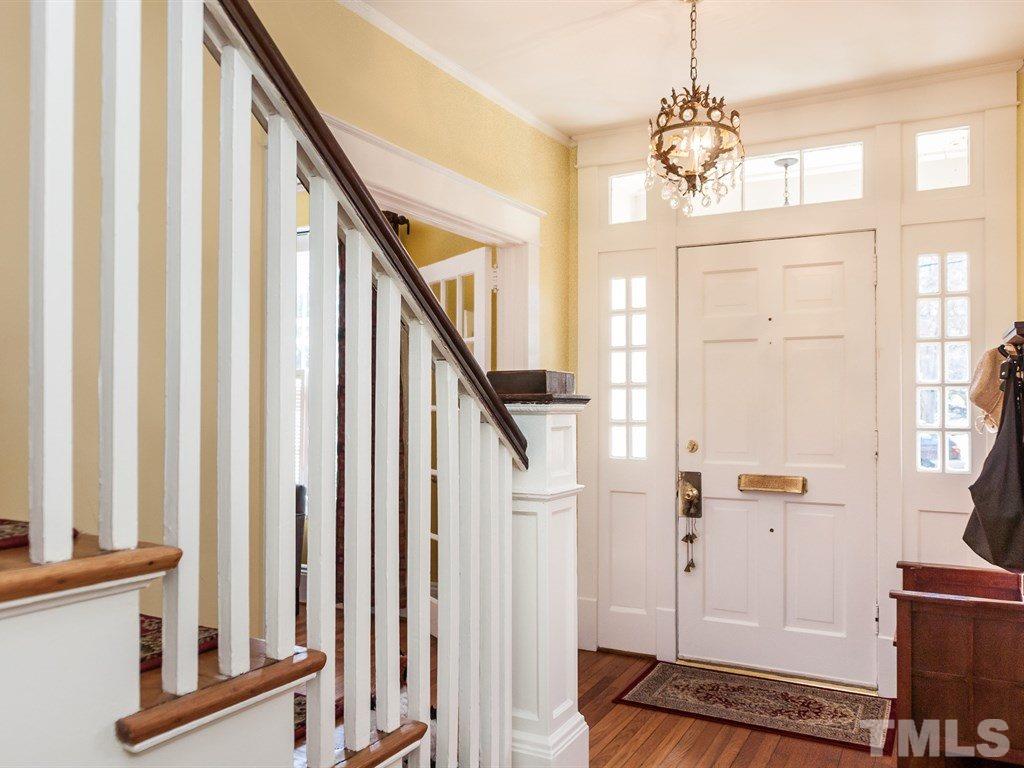 3400 Ruffin Street Raleigh, NC 27607 - Photo 2 of 21 a view of an entryway with wooden floor and livingroom view