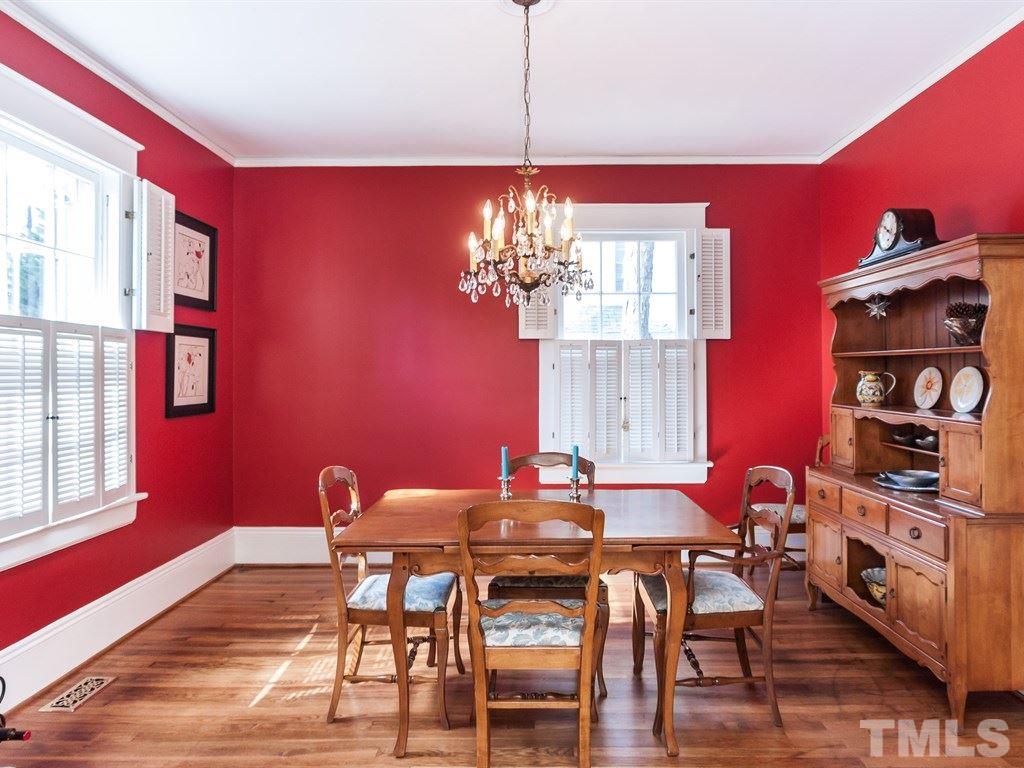 3400 Ruffin Street Raleigh, NC 27607 - Photo 3 of 21 a view of a dining room with furniture and chandelier