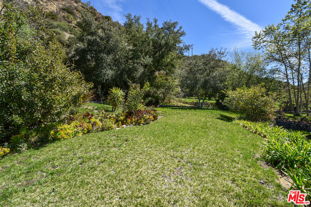 2447 Stonyvale Road Tujunga, CA 91042 - Photo 20 of 33 a view of a yard with a tree
