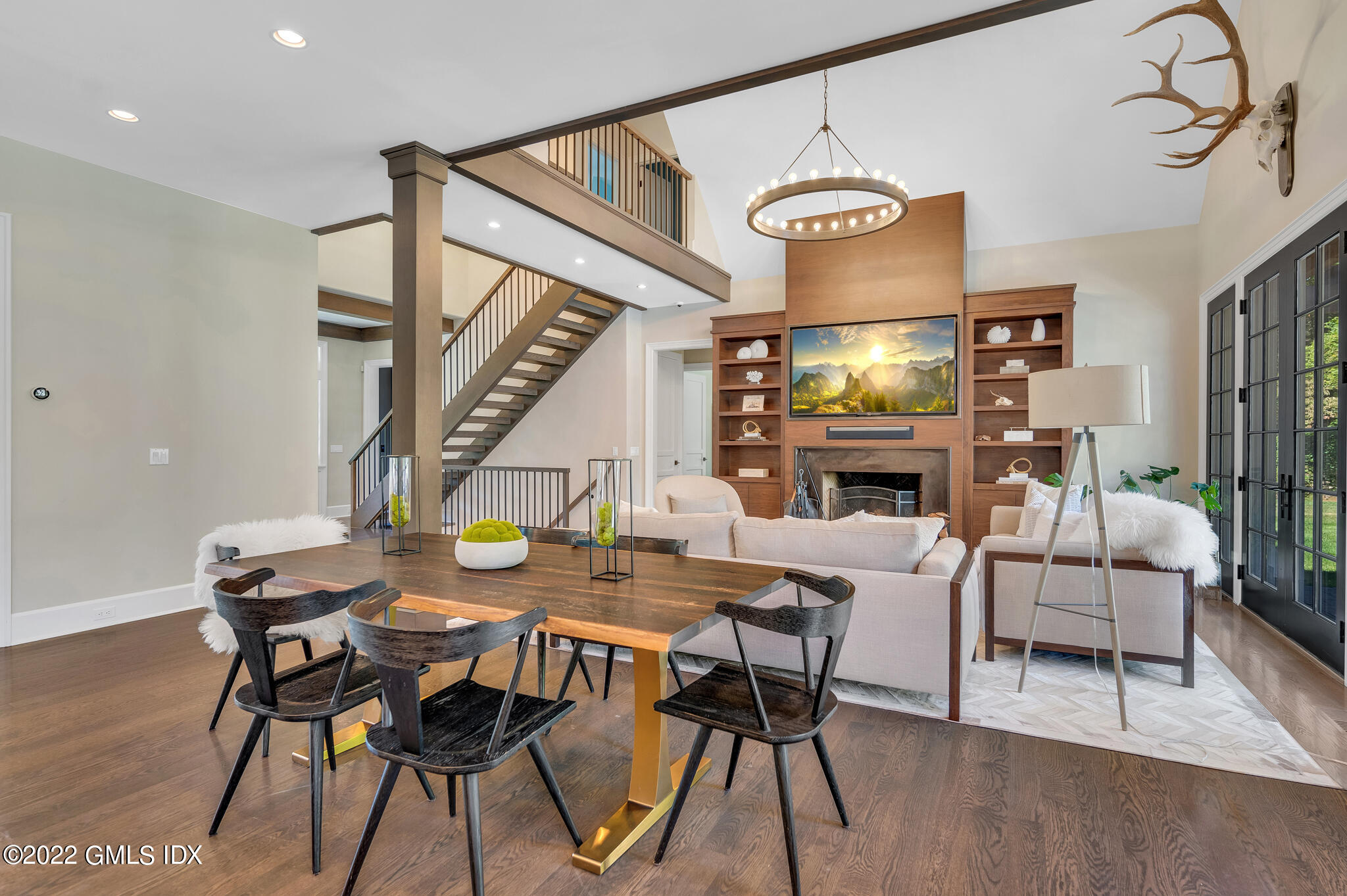 269 Riversville Road Greenwich, CT 06831 - Photo 13 of 55 a view of a dining room with furniture window and wooden floor