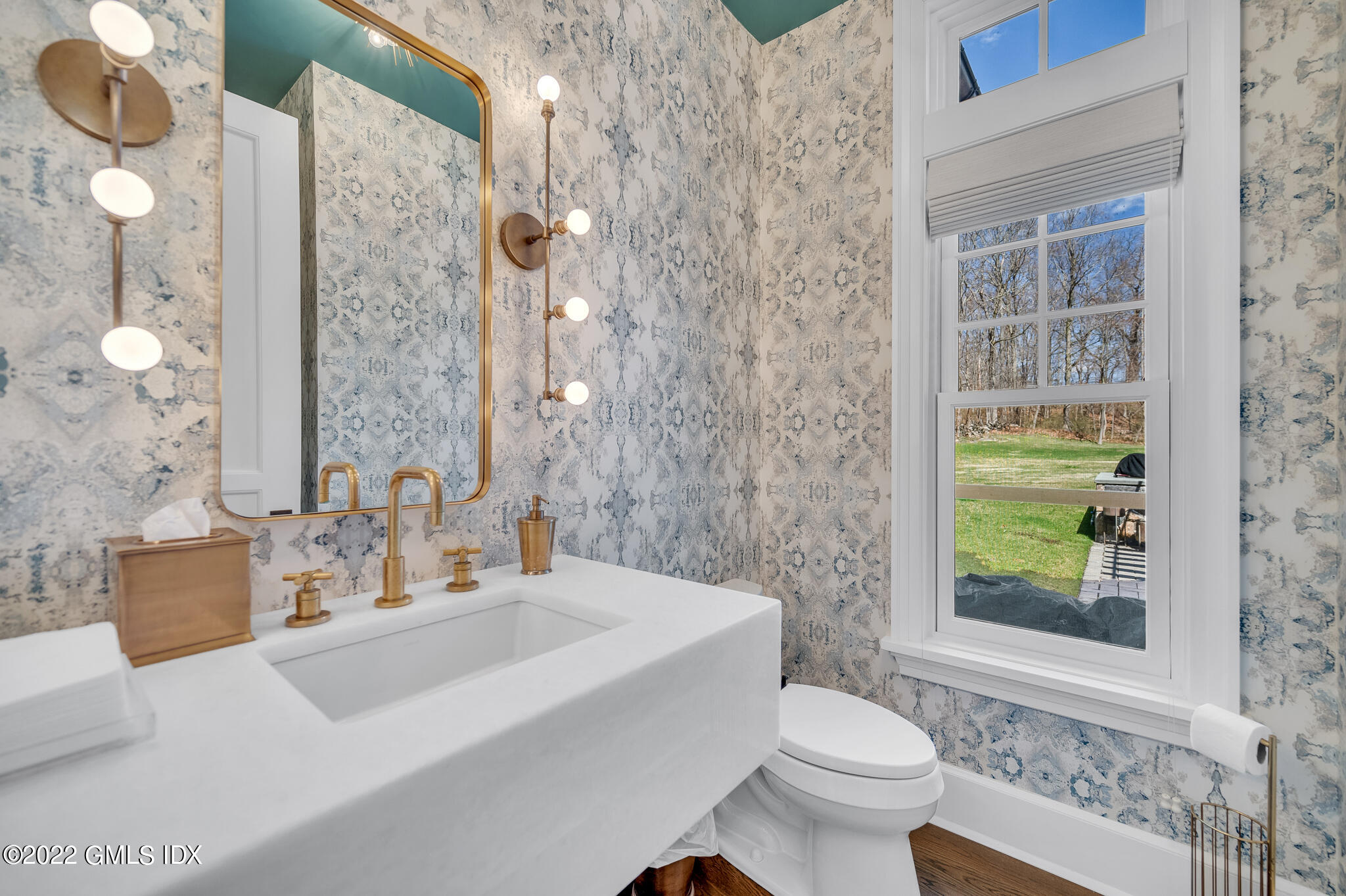 269 Riversville Road Greenwich, CT 06831 - Photo 14 of 55 a bathroom with a sink a toilet and shower