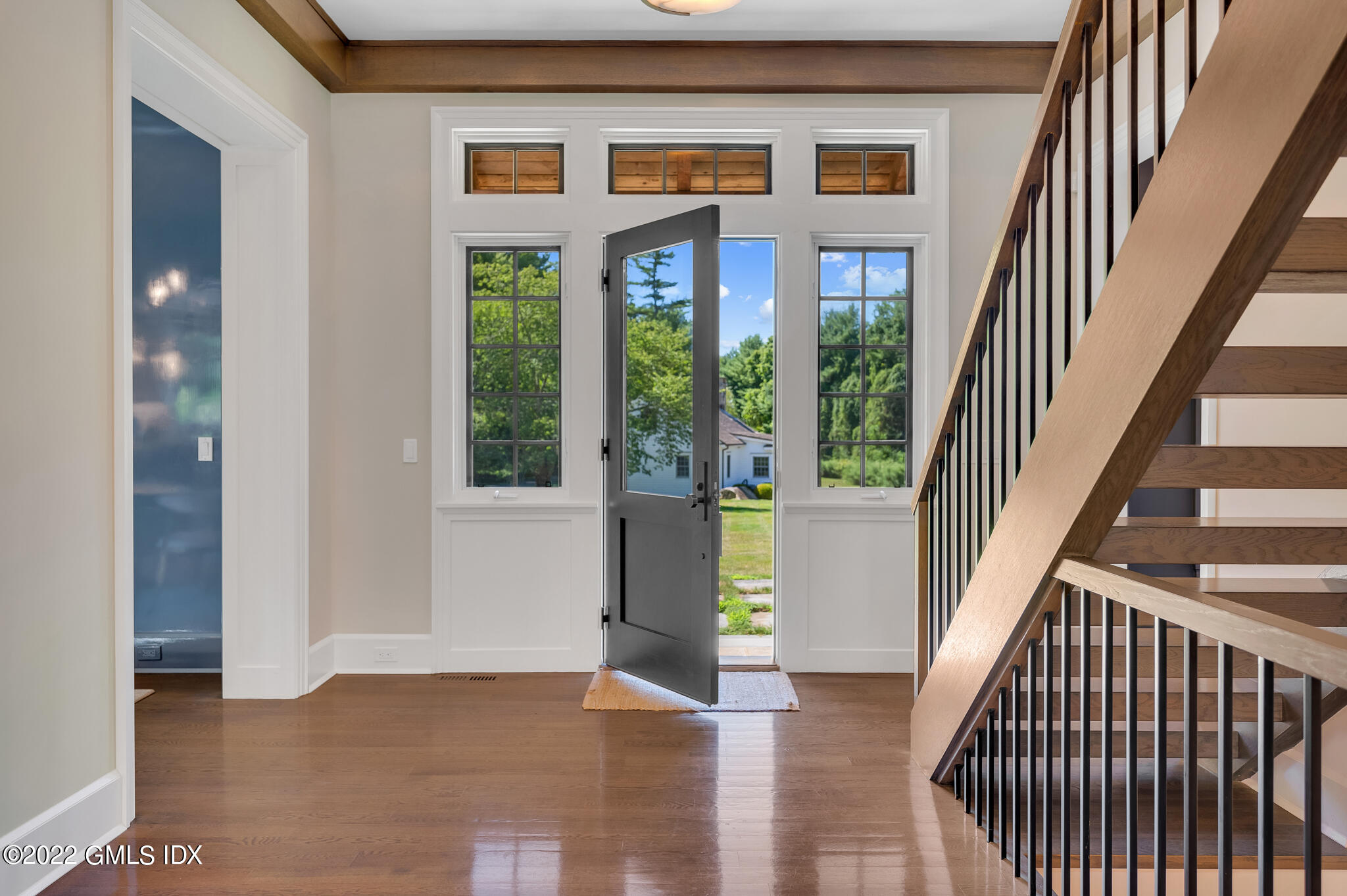 269 Riversville Road Greenwich, CT 06831 - Photo 4 of 55 a view of front door with stairs
