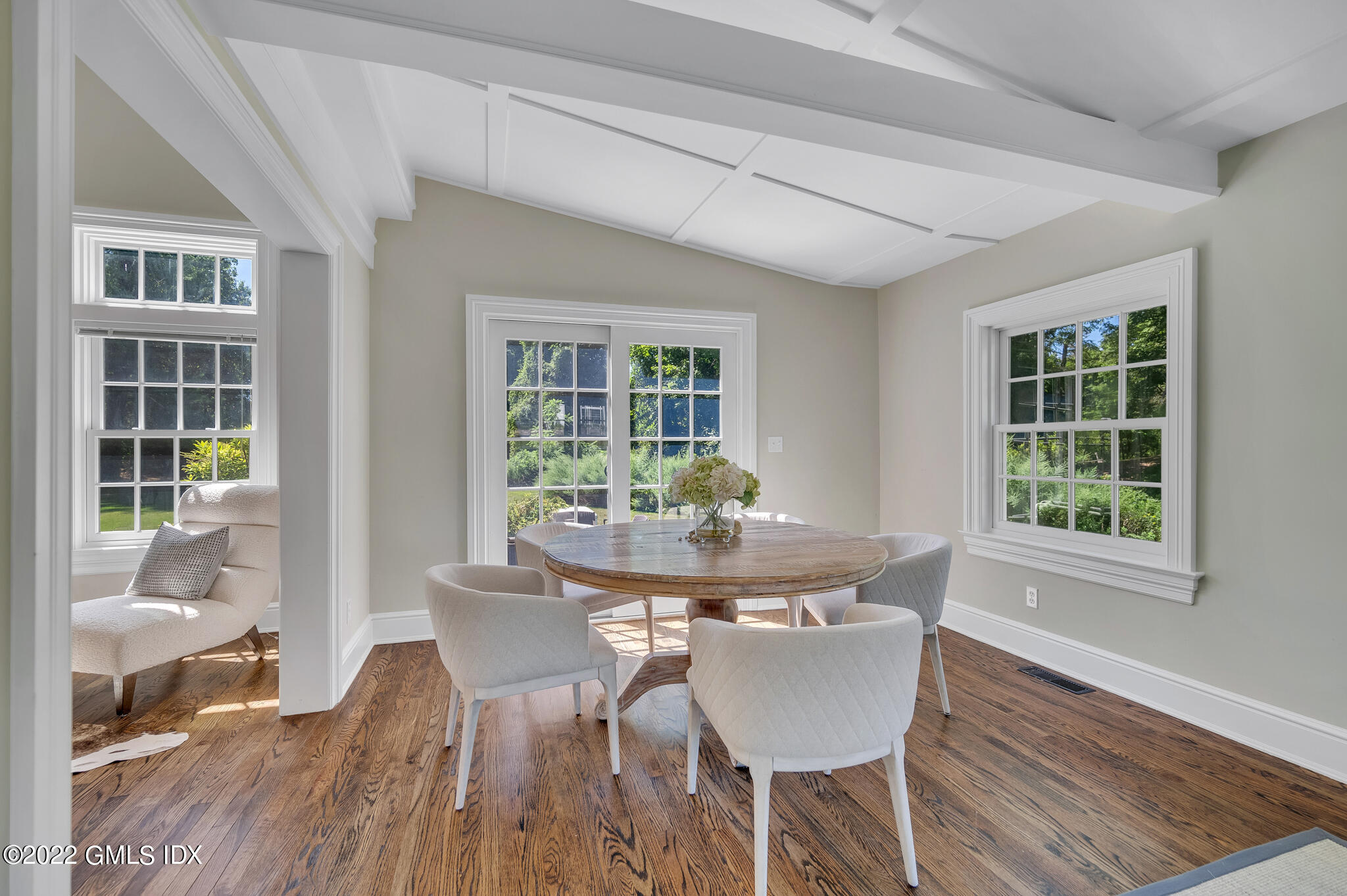 269 Riversville Road Greenwich, CT 06831 - Photo 46 of 55 a view of a dining room with furniture window and outside view