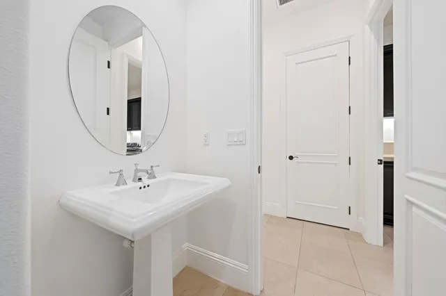 a utility room with a sink