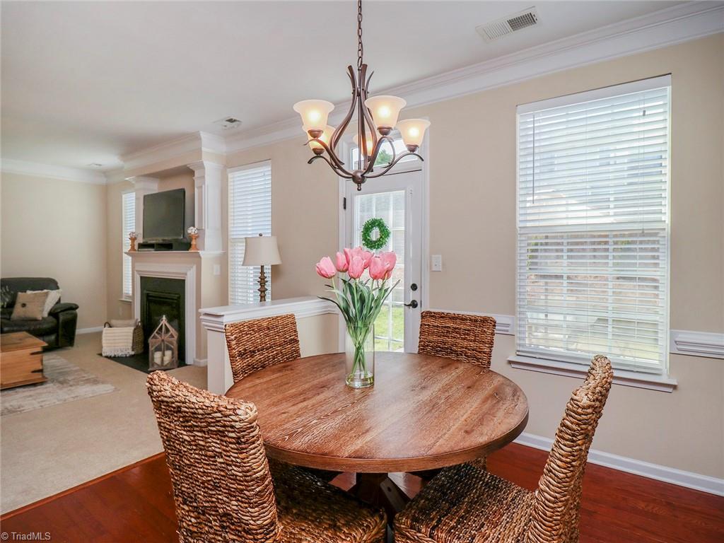 745 Spinning Wheel Point High Point, NC 27265 - Photo 12 of 34 Breakfast area looking into living room.