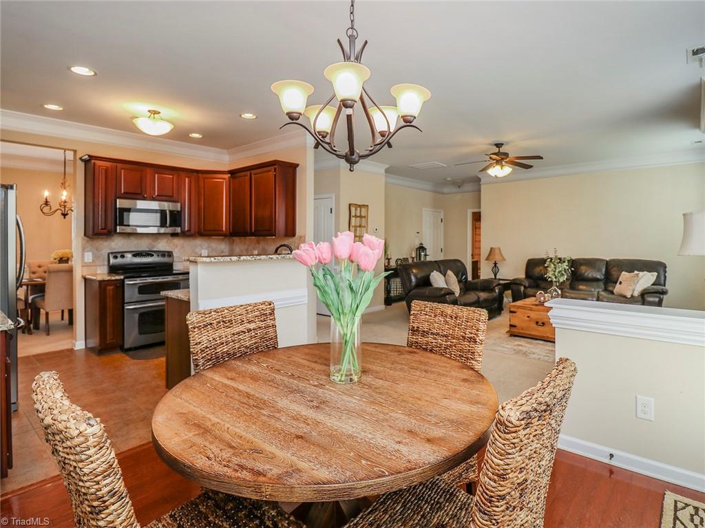 745 Spinning Wheel Point High Point, NC 27265 - Photo 13 of 34 Breakfast area open to kitchen and living room.