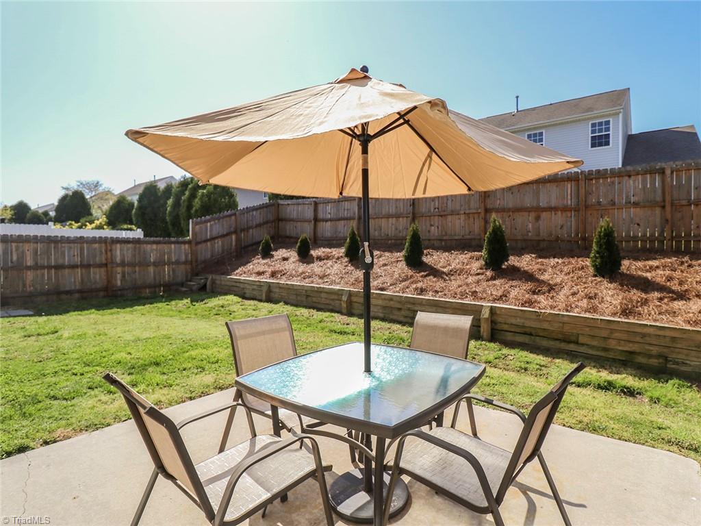745 Spinning Wheel Point High Point, NC 27265 - Photo 27 of 34 Patio overlooking fully fenced yard great for entertaining.