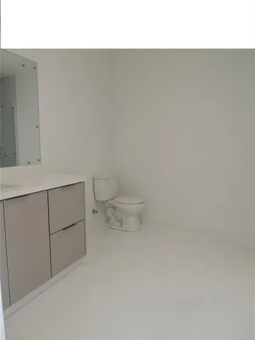 a close view of a refrigerator in kitchen