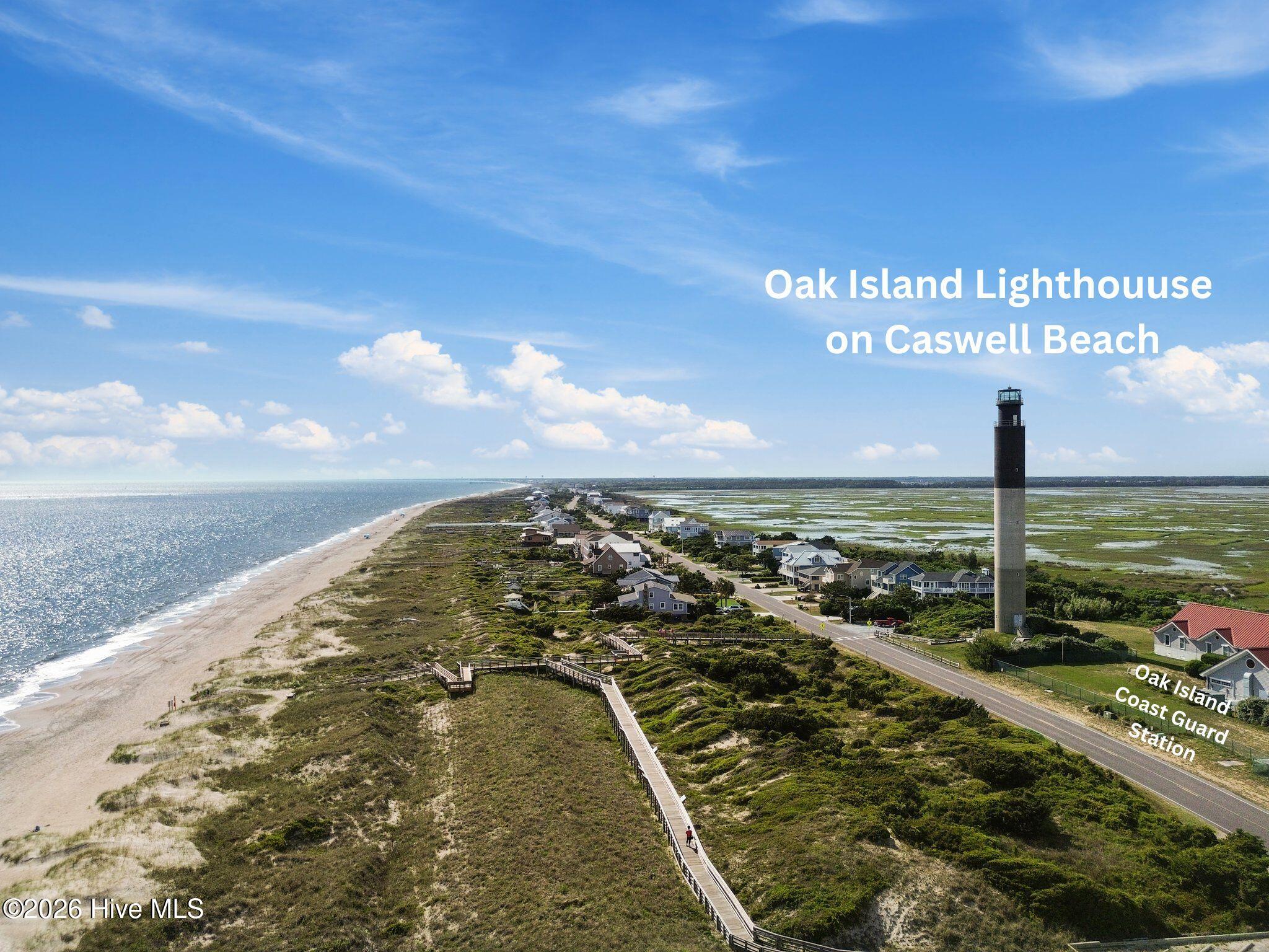 4197 Cambridge Cove Road, Unit 2 Southport, NC 28461 - Photo 55 of 60 Oak Island Lighthouuse on Caswell Beach