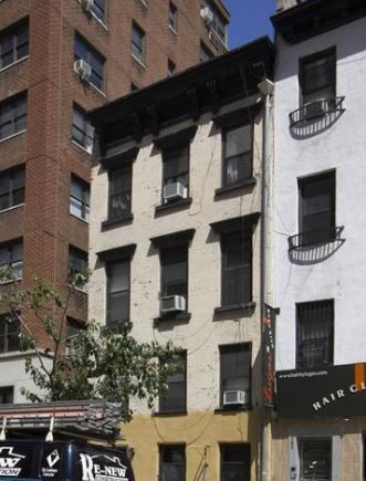 a building view with a outdoor space