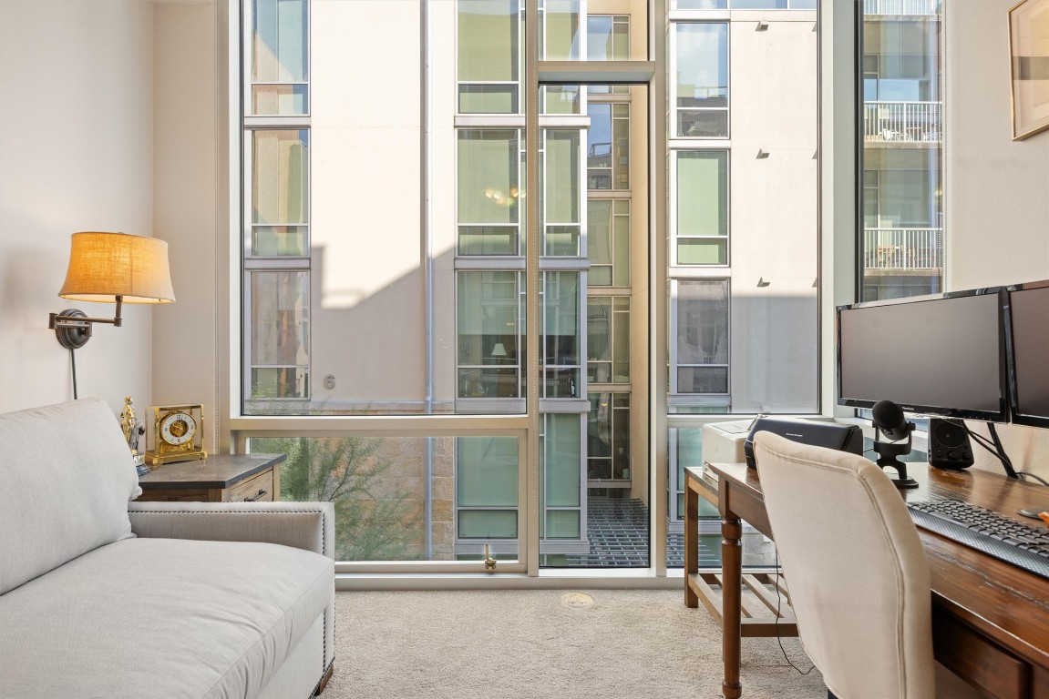 1600 Barton Springs Road, Unit 5301 Austin, TX 78704 - Photo 12 of 30 a living room with furniture and a window